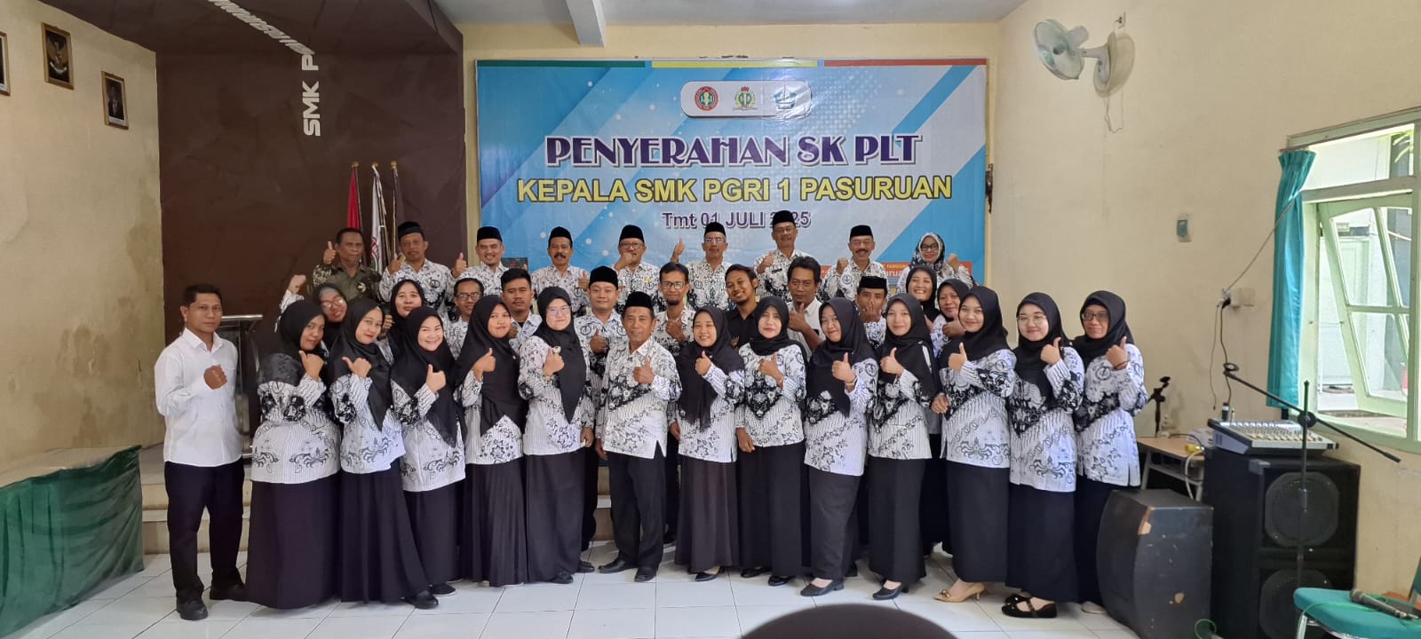 Pelantikan Plt KS SMK PGRI 1 Pasuruan